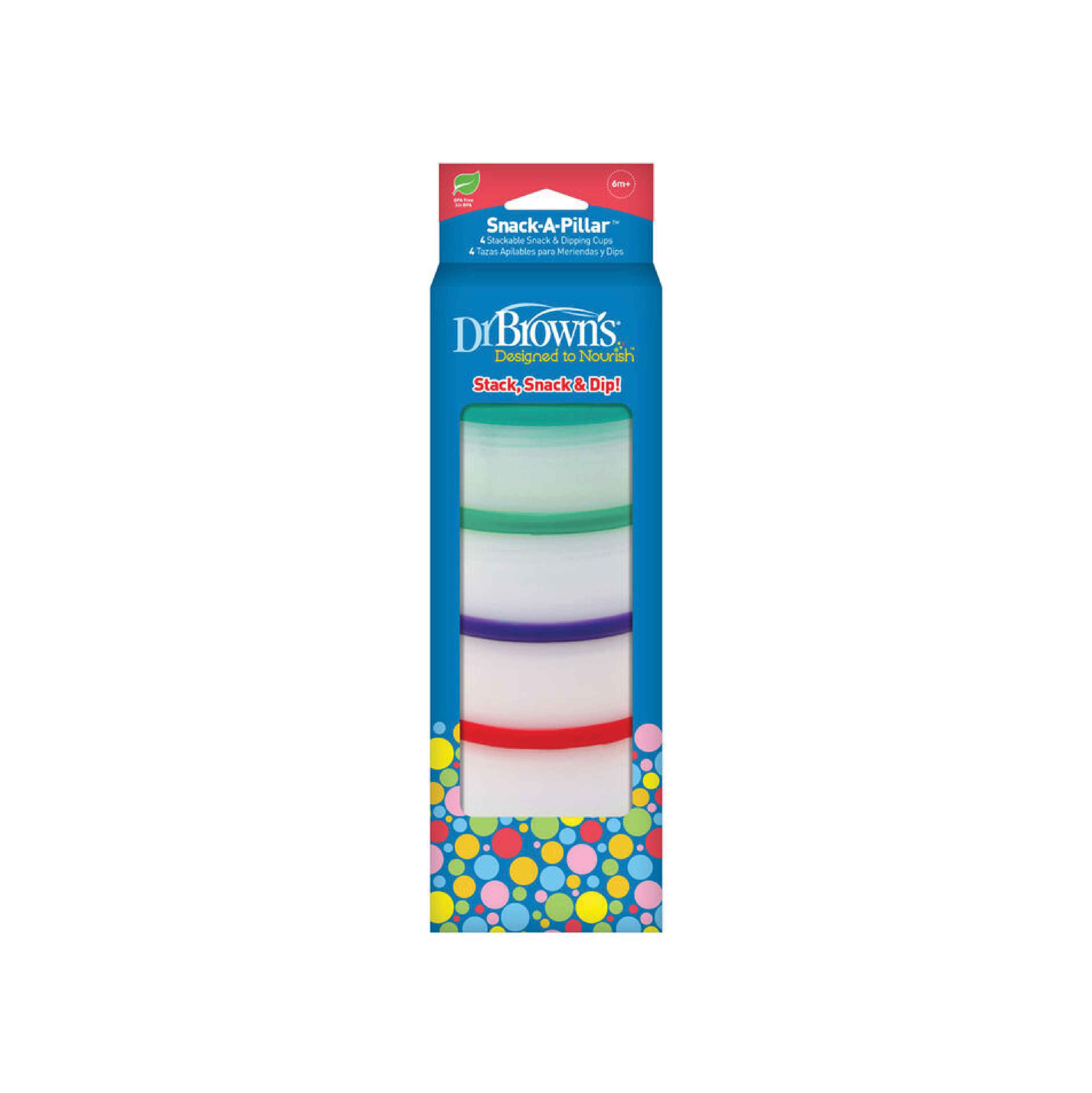 Dr Brown's Snack-A-Pillar Dipping Cups