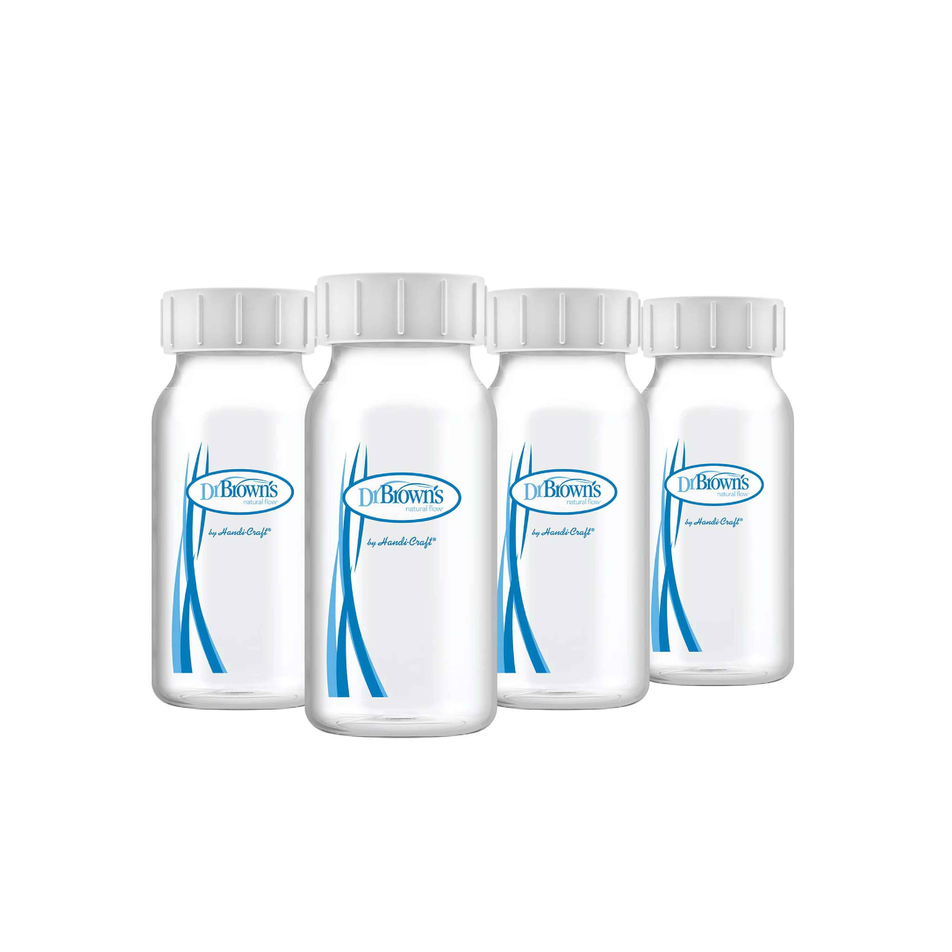 (Bundle Of 2) Dr Brown's Breastmilk Collection Bottle - 120 Ml Narrow-Neck, 4-Pack