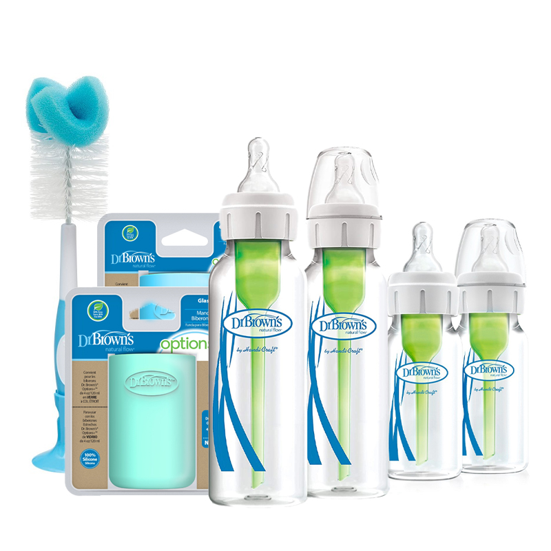 (Online Exclusive) Dr Brown's Glass "Options+" Narrow Neck Bottle Bundle