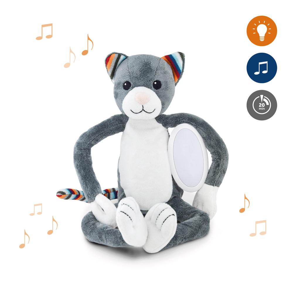 Zazu Soft Toy Sleep Soother Nightlight With Melodies, Katie The Kitten