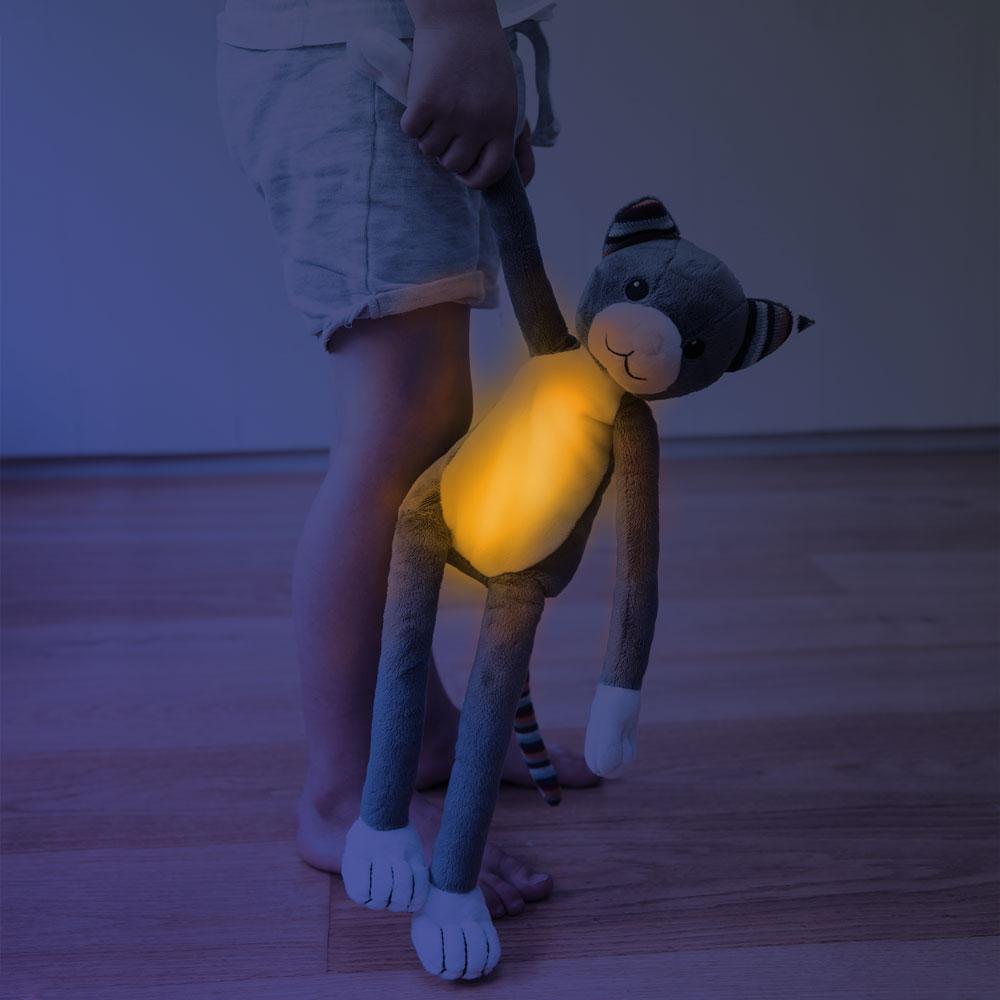 Zazu Soft Toy Sleep Soother Nightlight With Melodies, Katie The Kitten