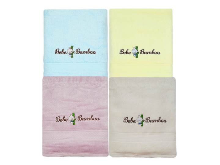 Award Winning Bebe Bamboo Hooded Towels / Kids Bath Towel - Bundle Of 4 (Choose Design At Booth)