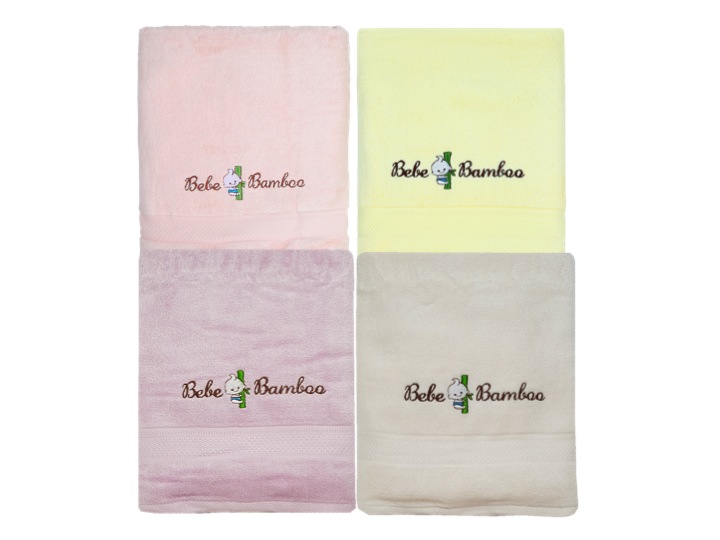Award Winning Bebe Bamboo Hooded Towels / Kids Bath Towel - Bundle Of 4 (Choose Design At Booth)