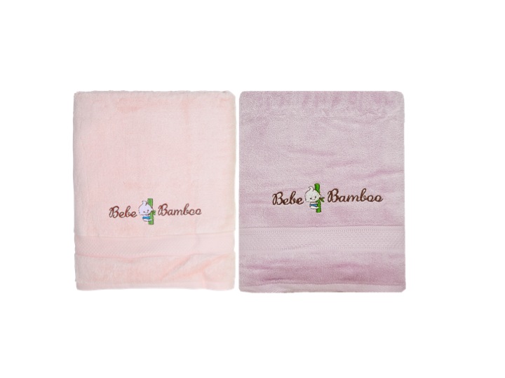Award Winning 100 Percent Bebe Bamboo Hooded Towels/Kids Bath Towels (Bundle Of 2)