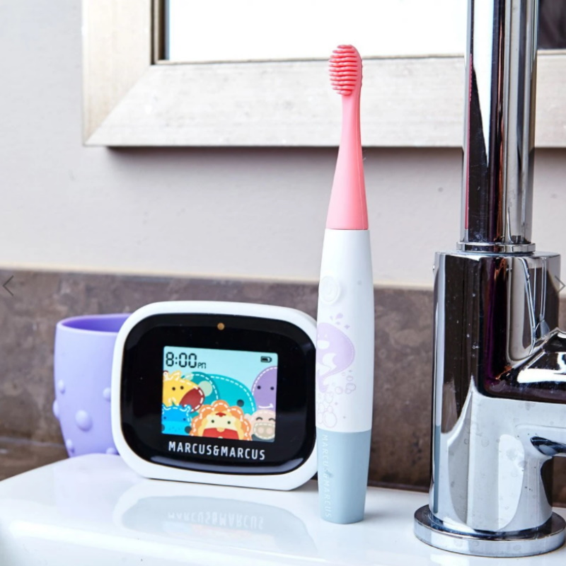 Marcus & Marcus Kids Interactive Sonic Silicone Toothbrush Set