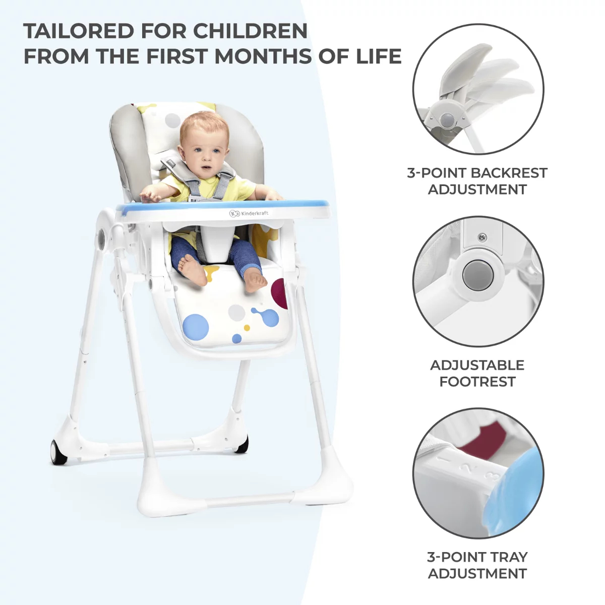 Kinderkraft YUMMY High Chair