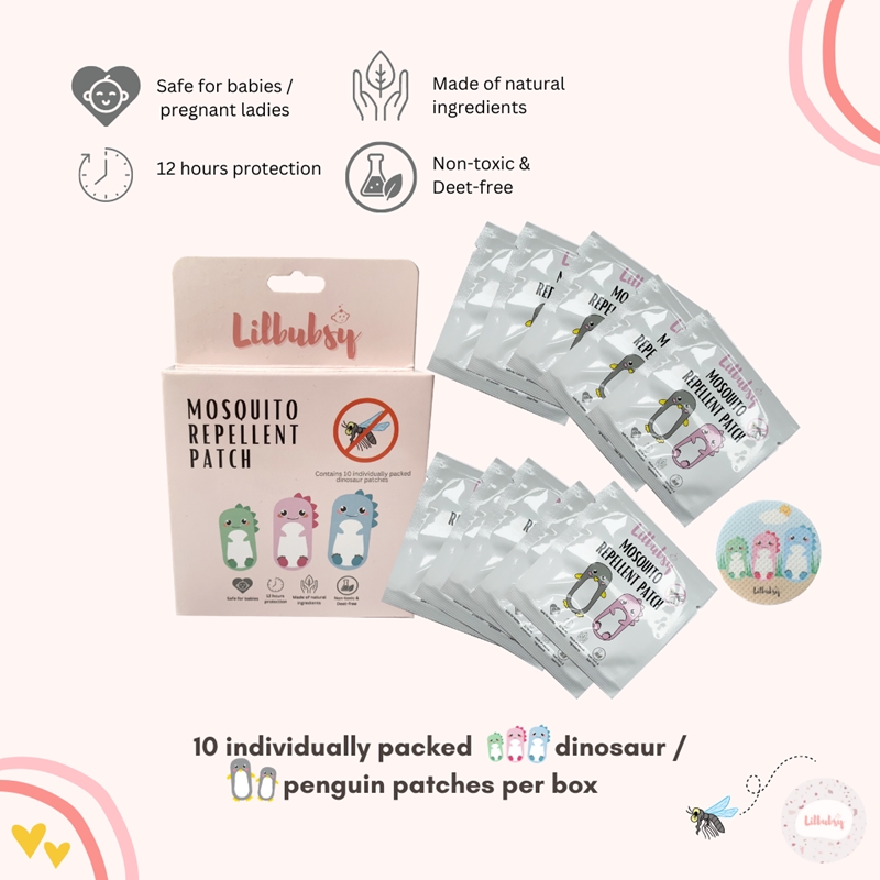 Lilbubsy Mosquito Repellent Patches 1 Box