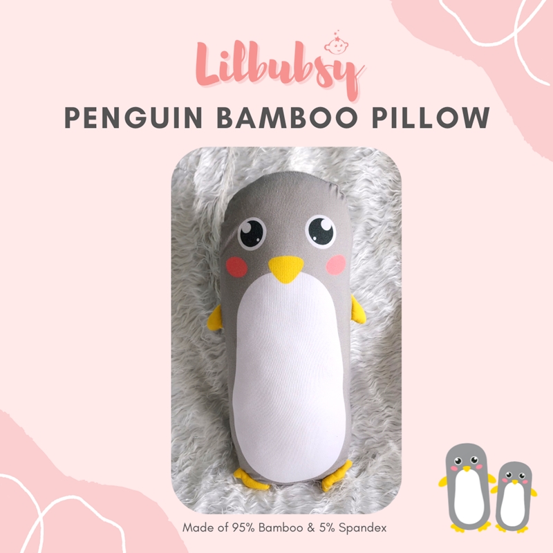 Lilbubsy Penguin Bamboo Pillow / Pillow Case