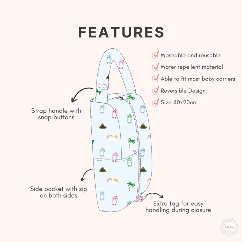 Lilbubsy Reversible Wet Bag