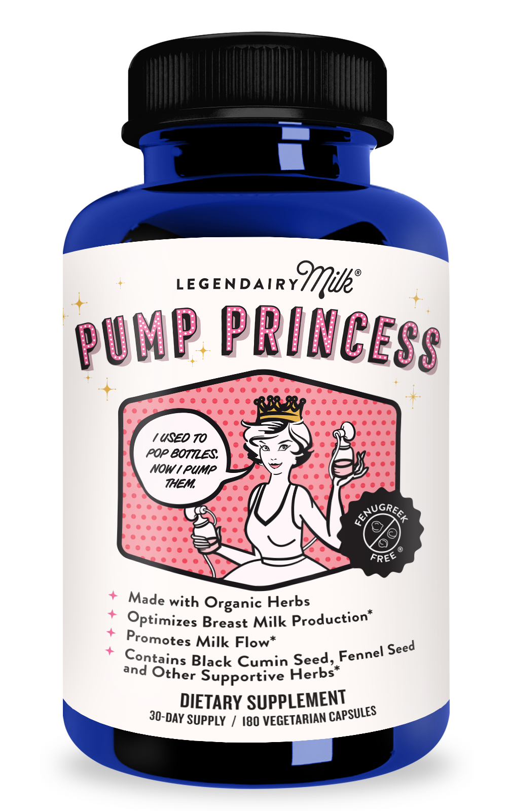 Legendairy Milk Pump Princess 180 Caps