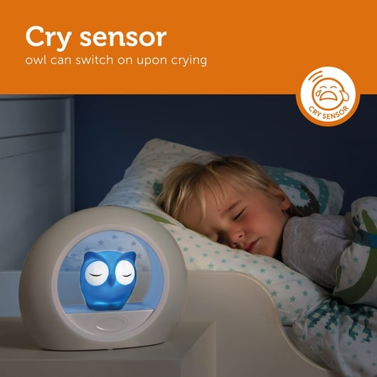 Zazu Nightlight With Sound Activation, Lou The Owl