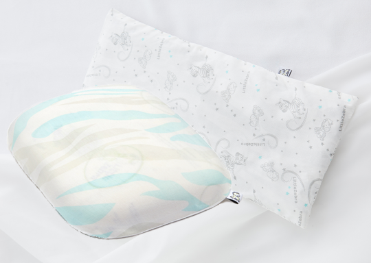 Little Zebra Newborn Pillow + Buckwheat Set