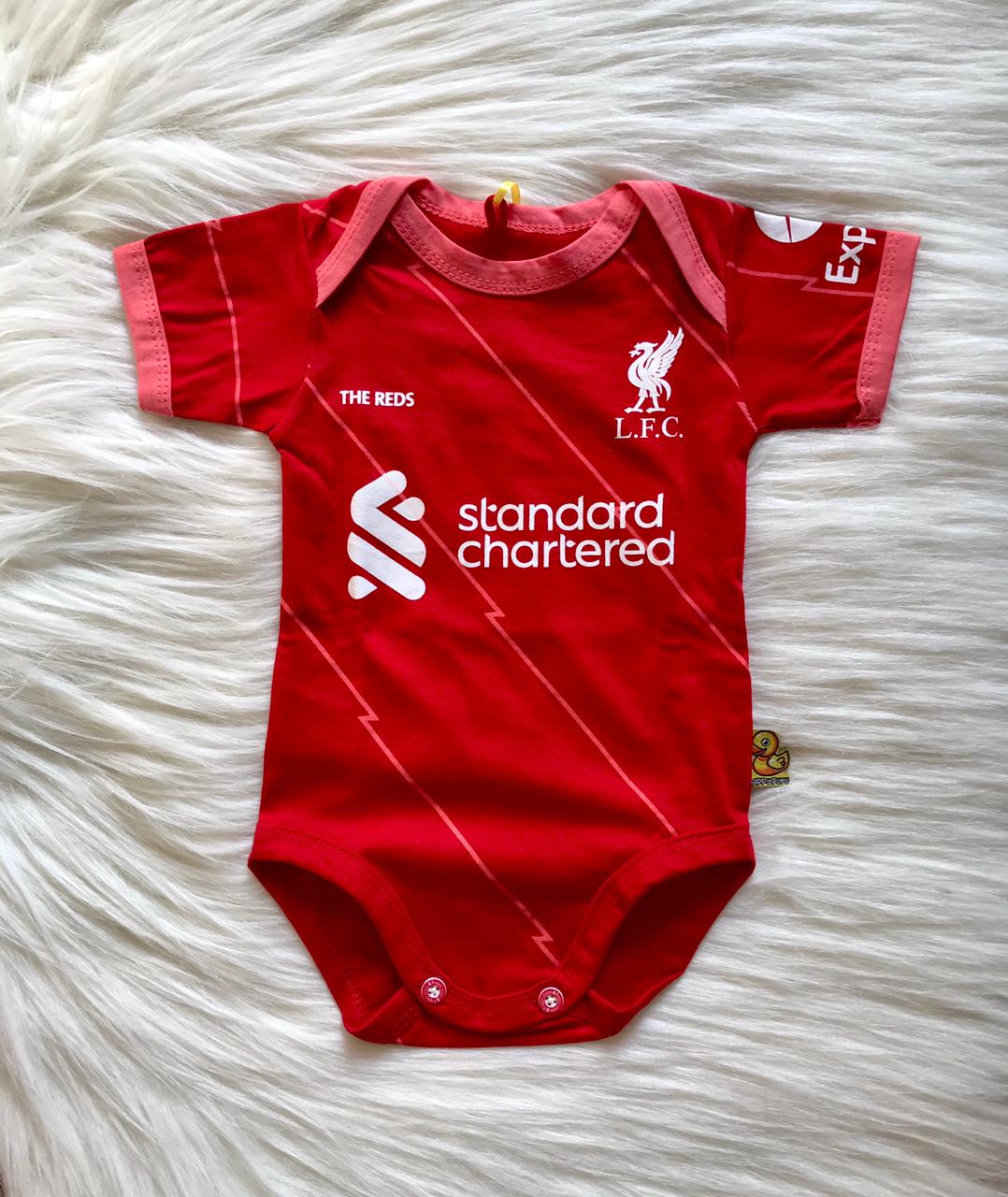 Melomoo Baby Football Jumper Liverpool Home Clothing Set