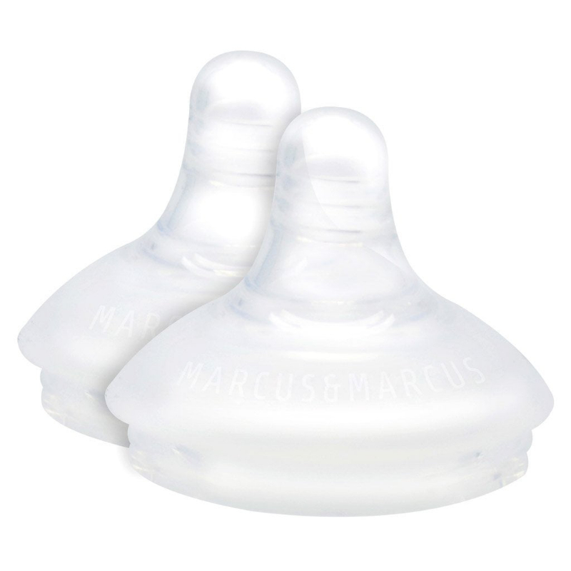 Marcus & Marcus Natural Feeding Nipple 2pcs - Different Flow Available