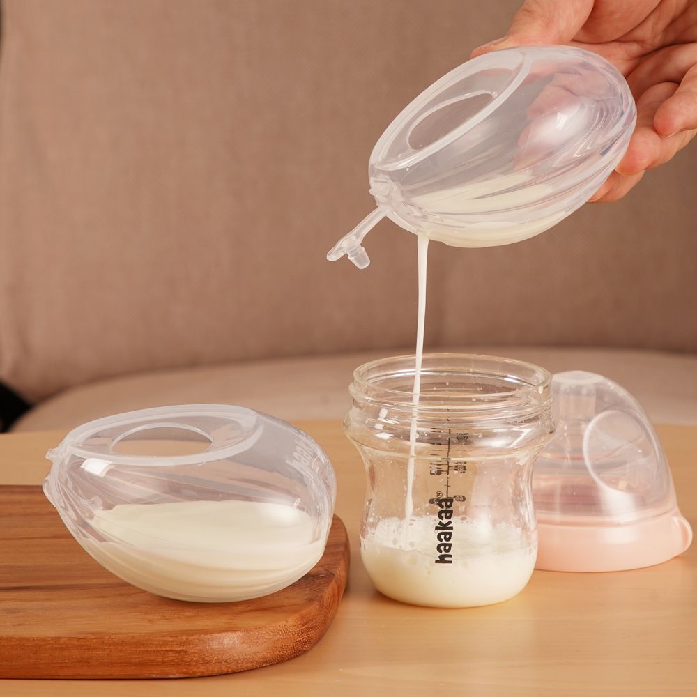 Haakaa 120ml Shell Wearable Silicone Breast Pump -1pc/2pcs