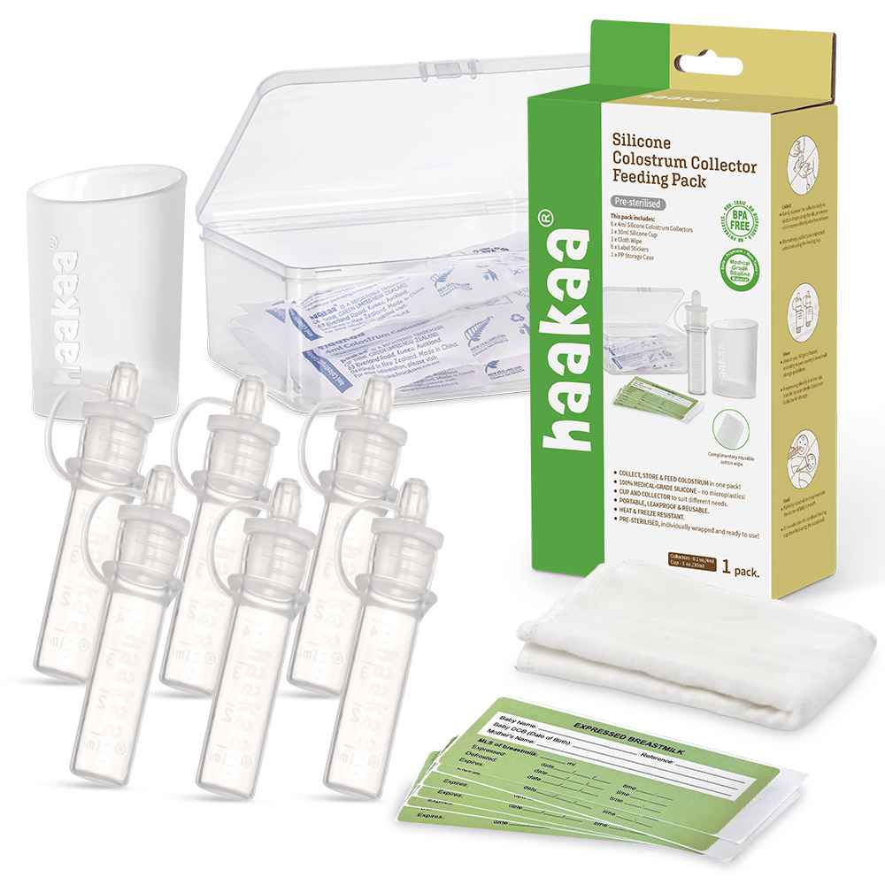 Haakaa Silicone Colostrum Collector Feeding Pack (Pre-Sterilised) - 6pcs