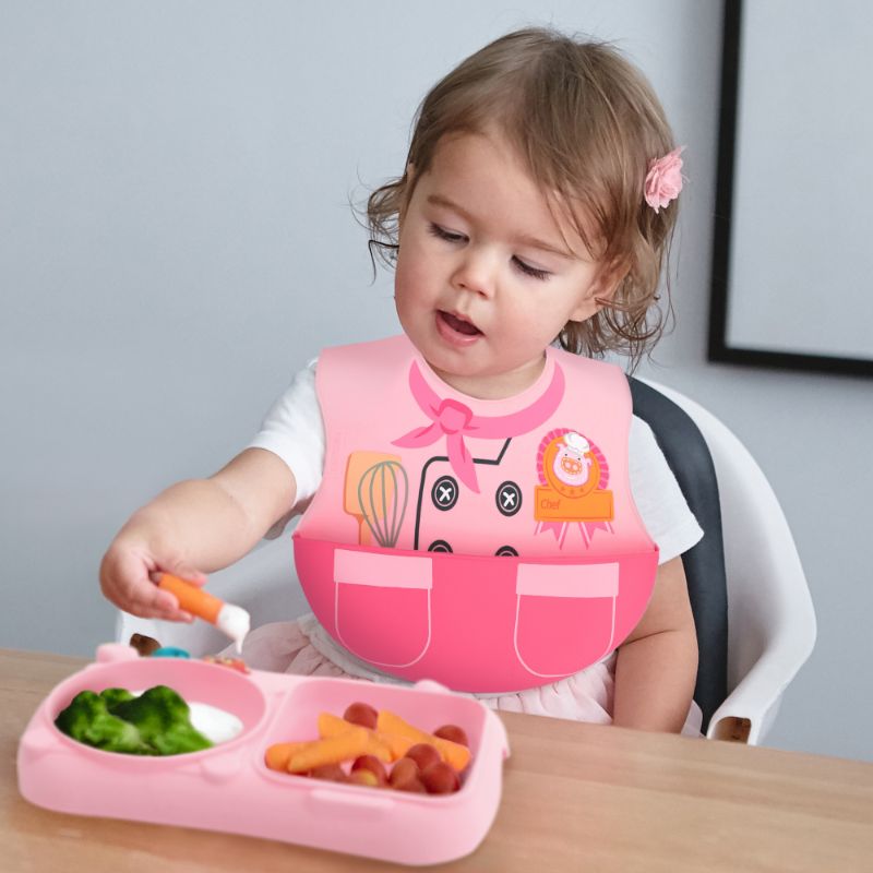 Marcus & Marcus Wide Coverage Silicone Bib