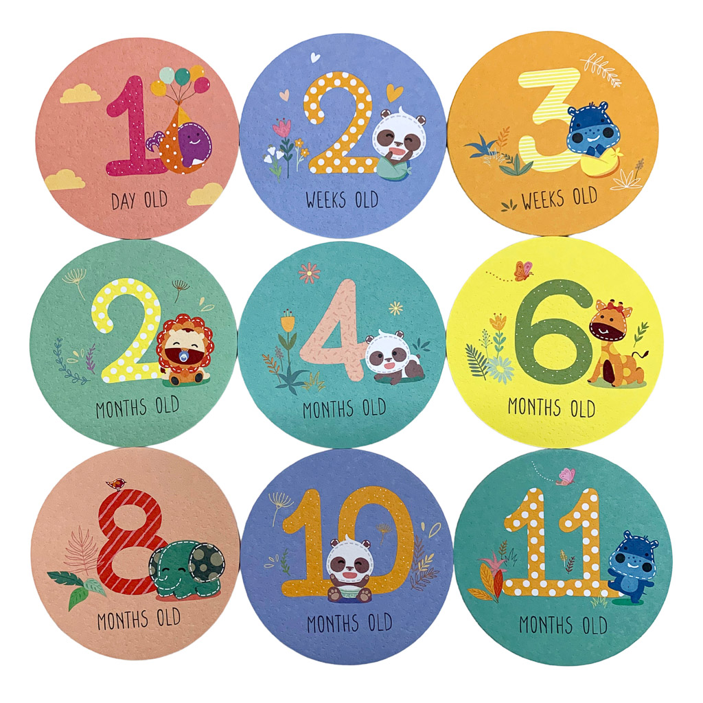 Marcus & Marcus Baby Monthly Milestone Cards