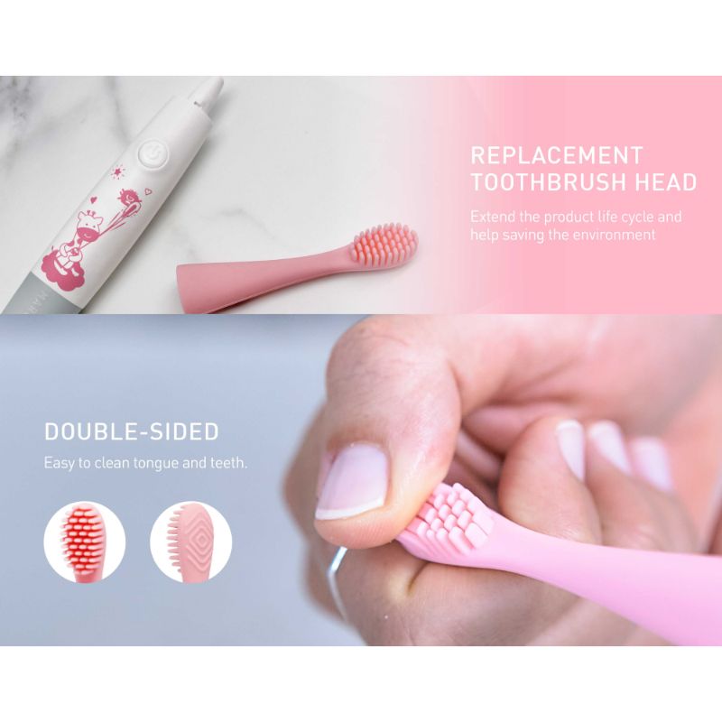 Marcus & Marcus Kids 2-Min Sonic Silicone Electric Toothbrush