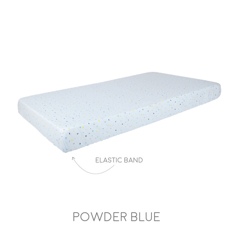 Baby Beannie Fitted Sheets (127 X 81cm) Assorted