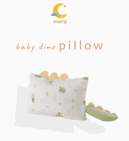 MORO Premium Tencel Buddy Pillow + Case - Dino