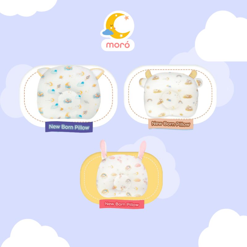 MORO Premium Tencel Newborn Head Shaping Pillow