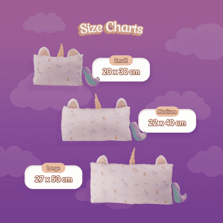 MORO Premium Tencel Buddy Pillow + Case - Unicorn