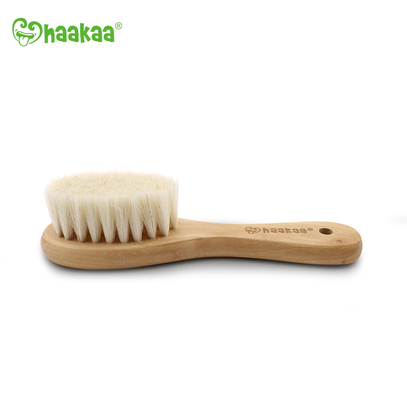 Haakaa Goat Wool Wooden Hairbrush