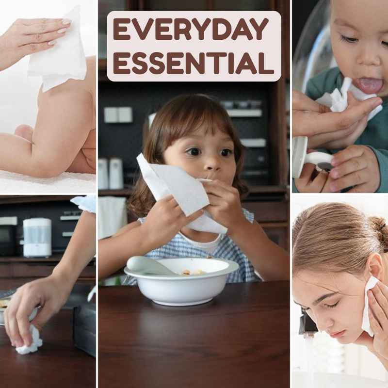Marcus & Marcus Disposable Face Towel 100% Biodegradable (Wet Or Dry)