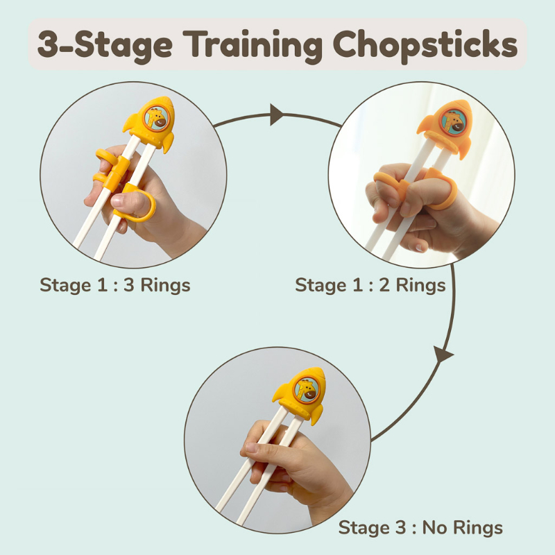 Marcus & Marcus Kids Training Chopsticks With Cutlery Case