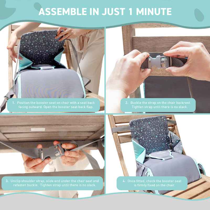 Marcus & Marcus On The Go Booster Seat Cum Diaper Bag