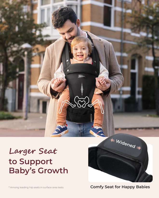 Momcozy Move2Fit 2-in-1 Hip Seat Baby Carrier