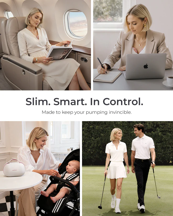 Momcozy Air 1 Ultra-Slim Hands-Free Wearable Pump With Wireless Charging Case + 1 Year Local Warranty & Support + FREE GIFT