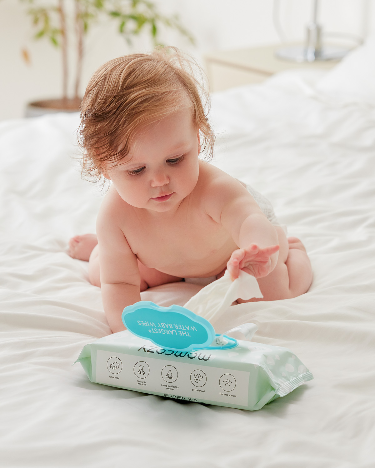 Momcozy Water Wipes - 60pcs