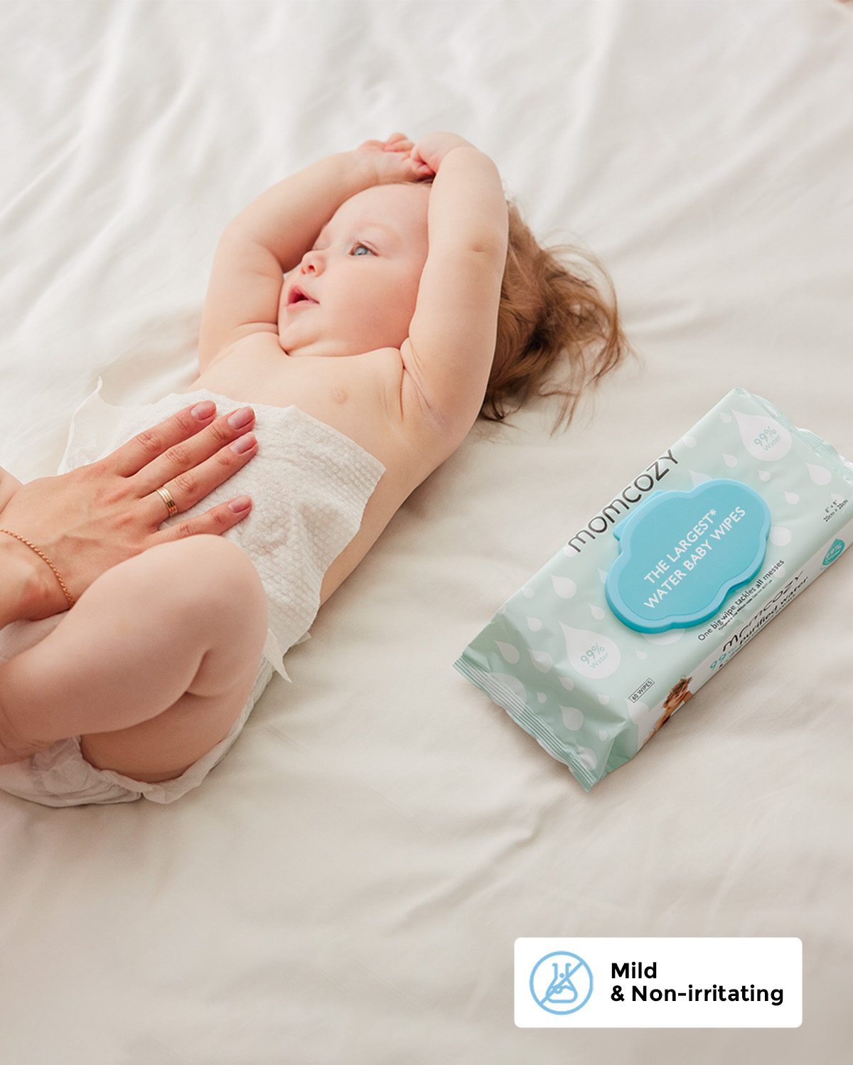 Momcozy Water Wipes - 60pcs