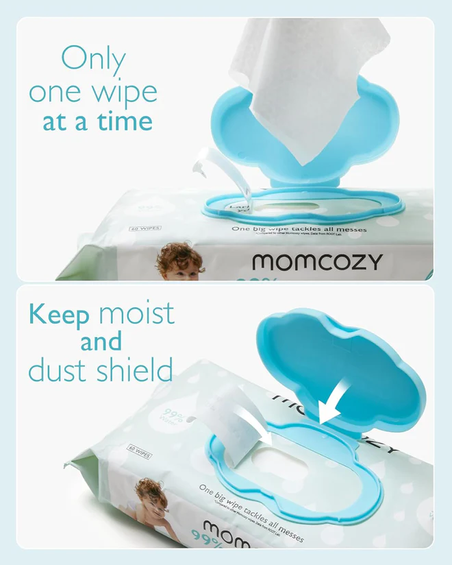Momcozy Water Wipes - 60pcs