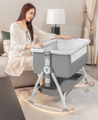 Mummykidz Co-Sleeper Bed (with Rocking And Diaper Changing Station)