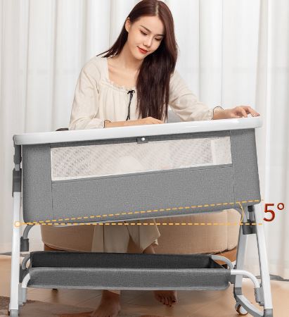 Mummykidz Co-Sleeper Bed (with Rocking And Diaper Changing Station)