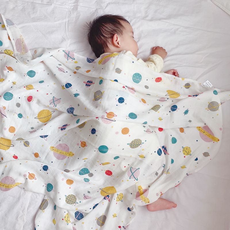 Homie Muslin Baby Swaddle / Blanket 120x120cm