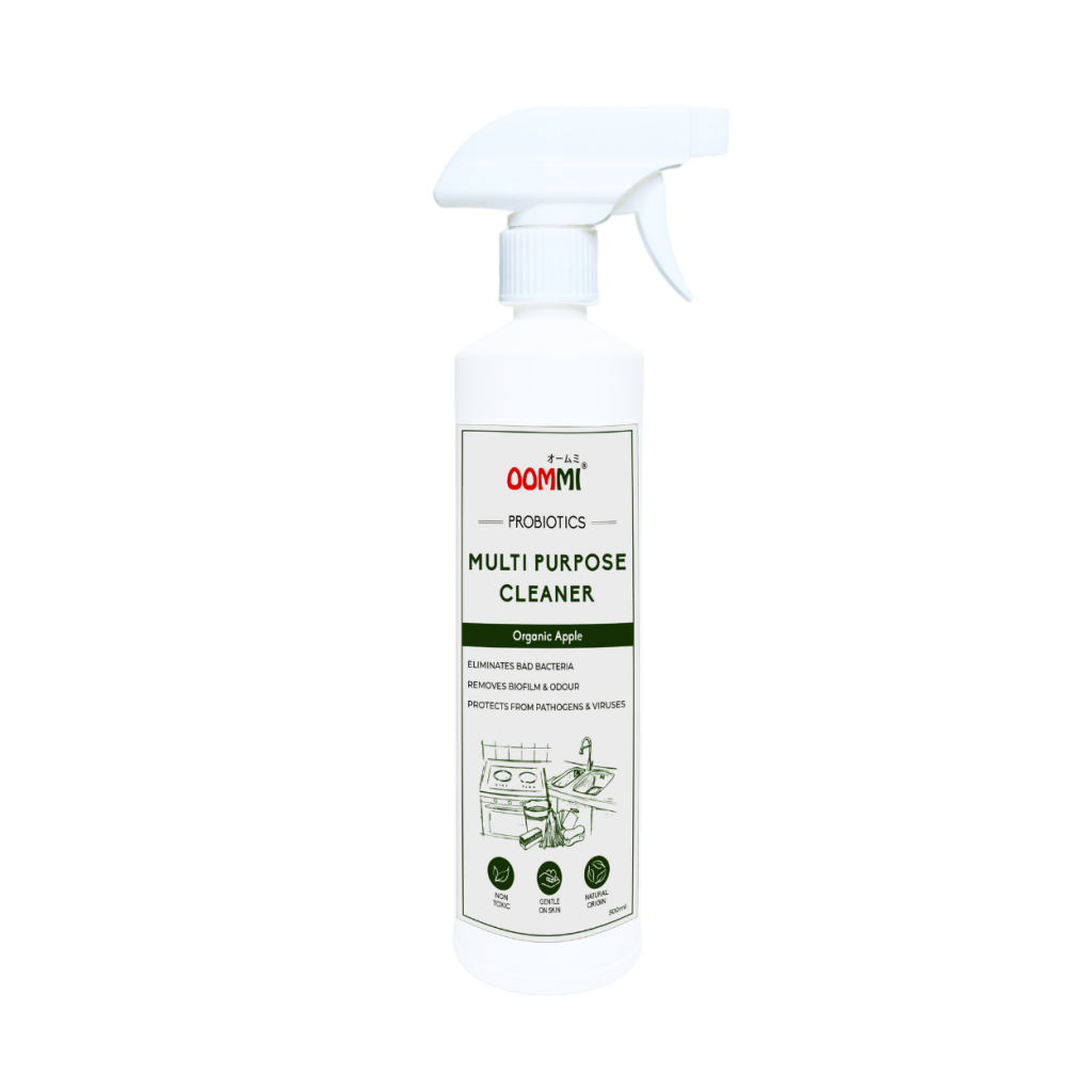 OOMMI Probiotics Baby Laundry 1000ml + OOMMI Probtioics Baby Bottle & Utensil Cleaner 500ml + OOMMI Probiotics Multi Purpose Cleaner 500ml + OOMMI Probiotics Air & Fabric 300ml