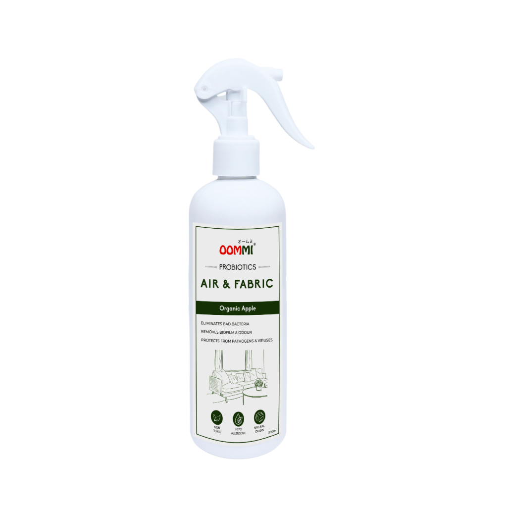 OOMMI Probiotics Baby Laundry 1000ml + OOMMI Probtioics Baby Bottle & Utensil Cleaner 500ml + OOMMI Probiotics Multi Purpose Cleaner 500ml + OOMMI Probiotics Air & Fabric 300ml
