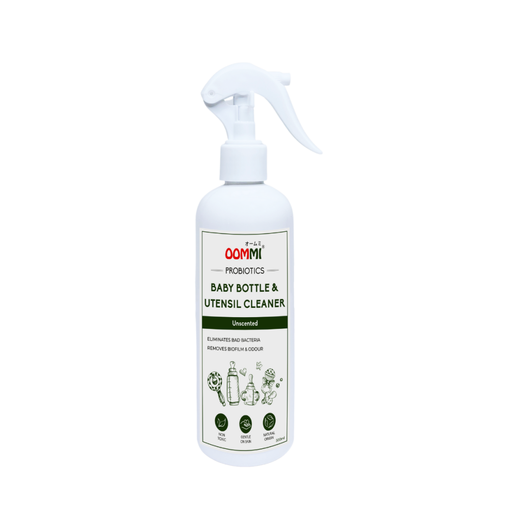 OOMMI Probiotics Baby Laundry 1000ml + OOMMI Probtioics Baby Bottle & Utensil Cleaner 500ml + OOMMI Probiotics Air & Fabric 300ml
