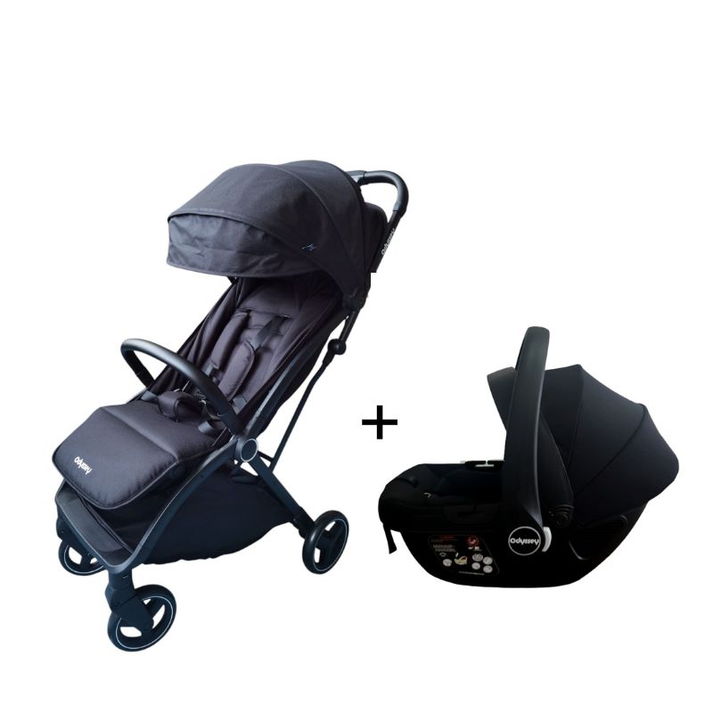 Odyssey Auto Fold Travel System (Stroller + Infant Carseat) + FREE GIFT