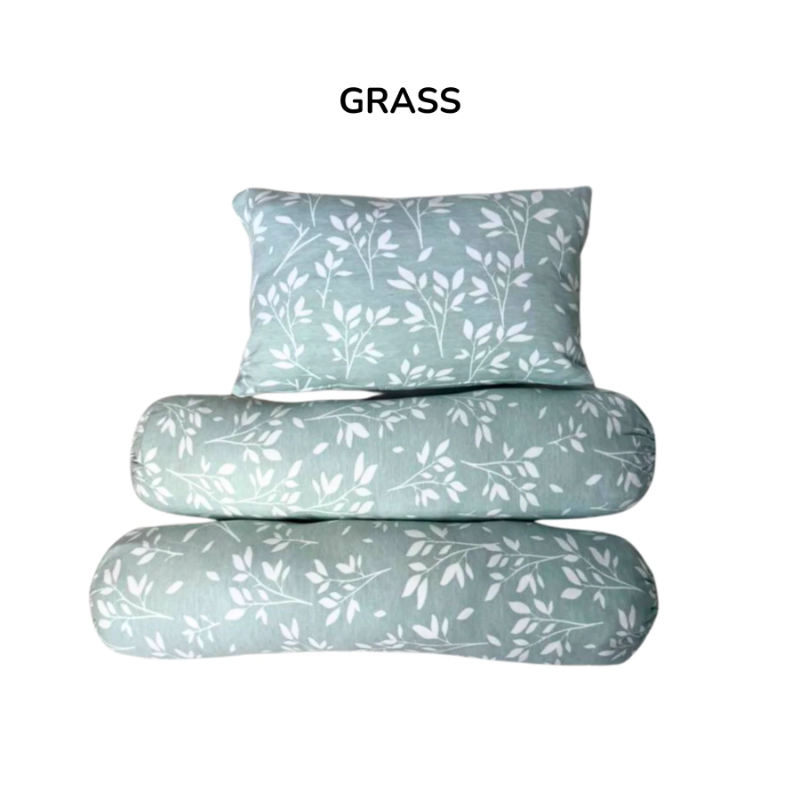 Happy Cot Pillow & Bolster Set (Assorted Design)