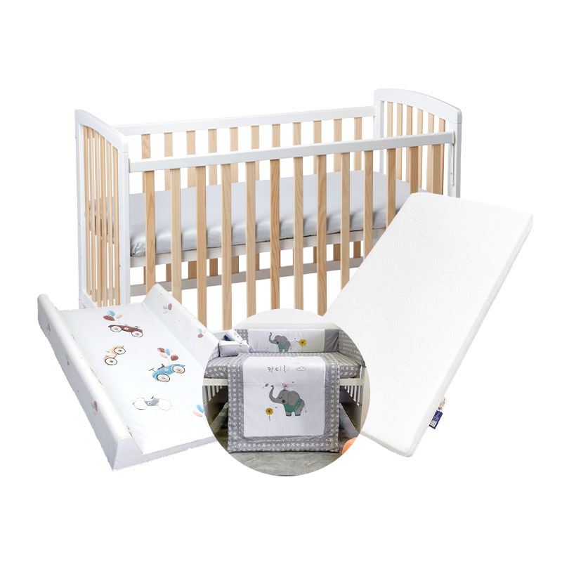 (Bundles Available) Palette Box Dreamer 7-in-1 Convertible Baby Cot