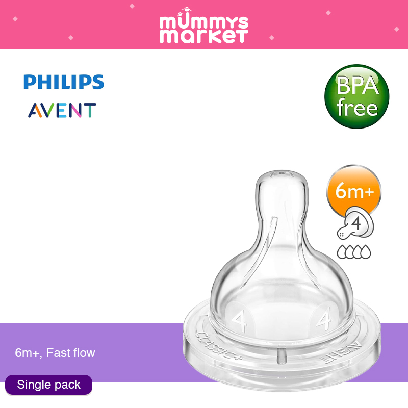 Philips Avent Silicone Teat 0-6months (SCF631-634/27)