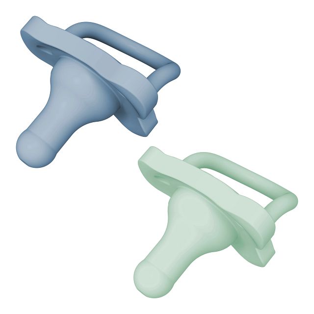 Dr Brown's HappyPaci One-Piece Silicone Pacifier, 2pack