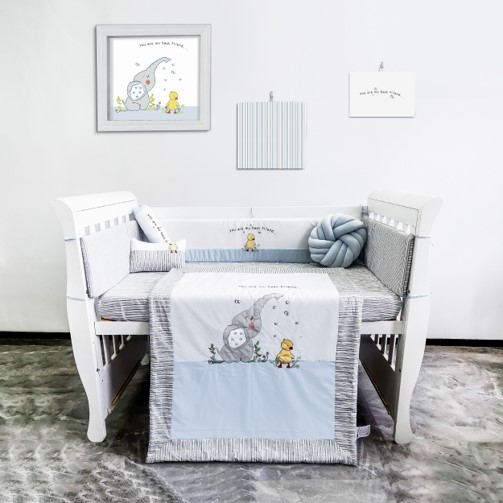 Palette Box 8pcs Baby Bedding Set (100% Cotton)