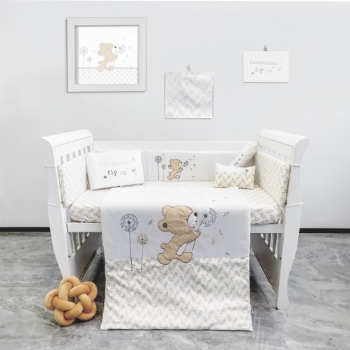 Palette Box 8pcs Baby Bedding Set (100% Cotton)