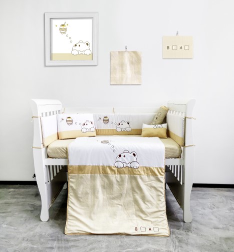 Palette Box 8pcs Baby Bedding Set (100% Cotton)